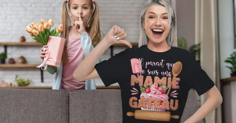 Mamie gateau cadeau fête grands-mères t-shirt orignal