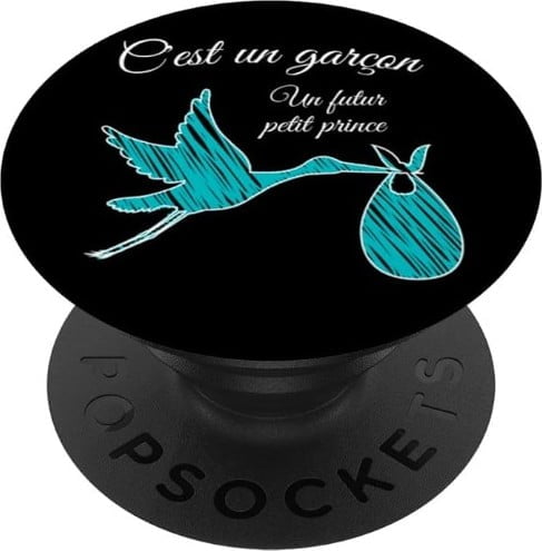 popsockets annonce grossesse cest un garcon cigogne