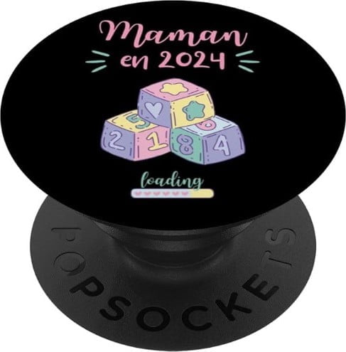 popsockets annonce grossesse maman 2024 cubes