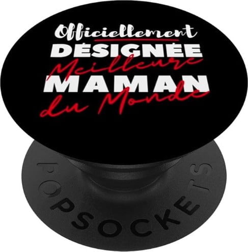 popsockets designee meilleure maman du monde cadeau fete des meres