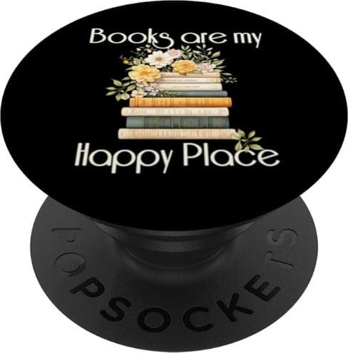 popsockets passionnee delivres lectures books happy place