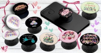 popsockets popgrid cadeau maman mamie fete des meres grands meres grossesse alu