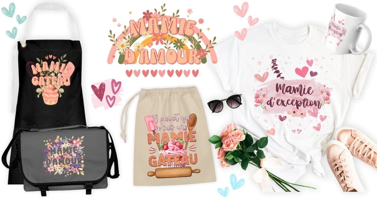 Cadeau original utile fête des grands-mères mamie personnalisé personnalisable super mamie meilleure mamie idée cadeau anniversaire Noël