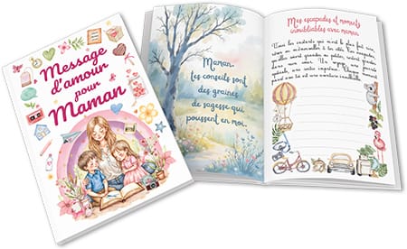 message pour maman livre cadeau maman fete des meres idee cadeau maman fete des meres Carole Lamby